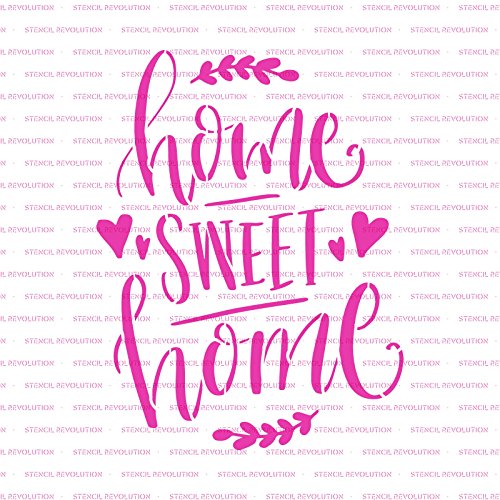 Home Sweet Home Stencil Template - Reusable Stencil with Multiple Sizes Available