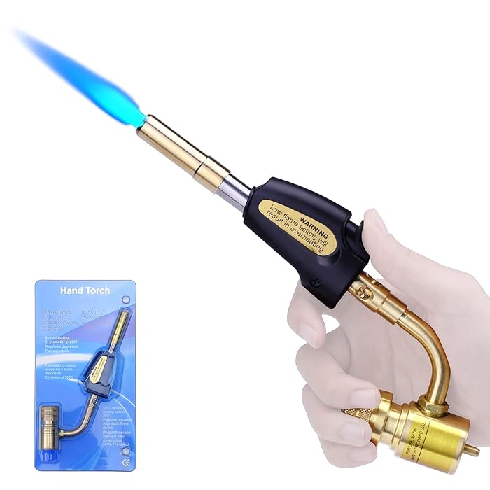 Buy Propane Torch Head Brass,Mapp Gas Torch with Self Ignition Trigger