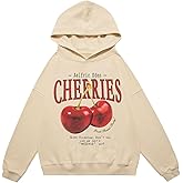 Aelfric Eden Hoodie Cherry Graphic Hooded Sweatshirt Womens Hoodies Y2K Cute Pullover Unisex