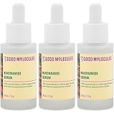 Good Molecules Niacinamide Serum Pack 3 – 30 ml Each (Total 90 ml) | 10% Niacinamide Serum to Target Blemishes, Uneven Skin Tone & Enlarged Pores
