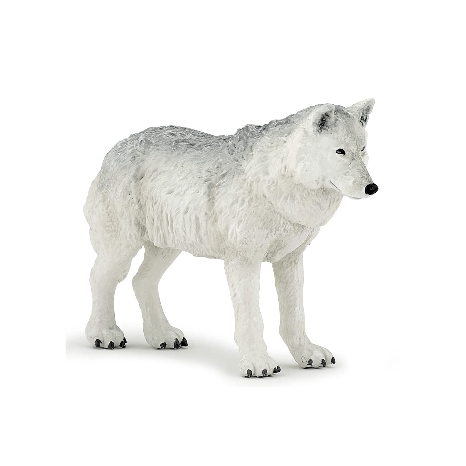 Papo WILD ANIMAL KINGDOM Figurine, 50195 Polar Wolf, Multicolour, 9 x 5 x 9 cm