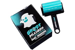 GENERIC Ghost Billiards Table Dust Remover – Washable Roller Cleaner for Pool, Billiards, and Gaming Tables – Reusable Lint & Dust Cleaning Tool, Felt Safe, Cue Sports Accessory