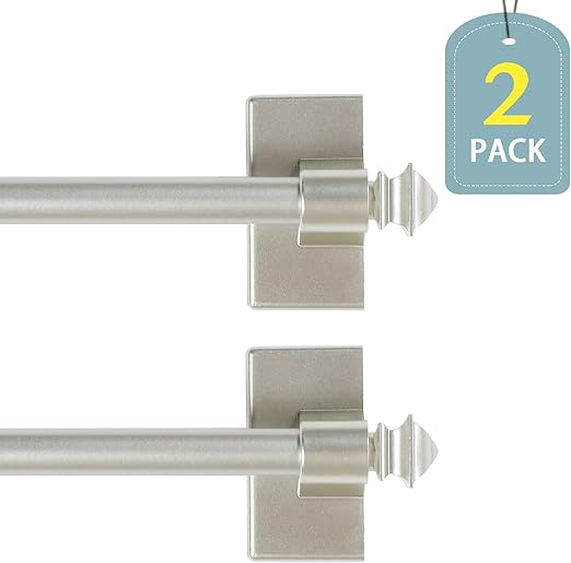 Amazon Com H Versailtex Magnetic Curtain Rods Adjustable Length