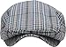 KBM-215 BLK MIX S/M Plaid Newsboy Ivy Hats Gatsby Ascot Cabbie Spring Summer Cap