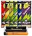Bundle - 8 Items - Kingpin Flavored Hemp Wraps Sampler (6 Flavors) with Kingpin Wrap Roller and Rolling Paper Depot Kewltube