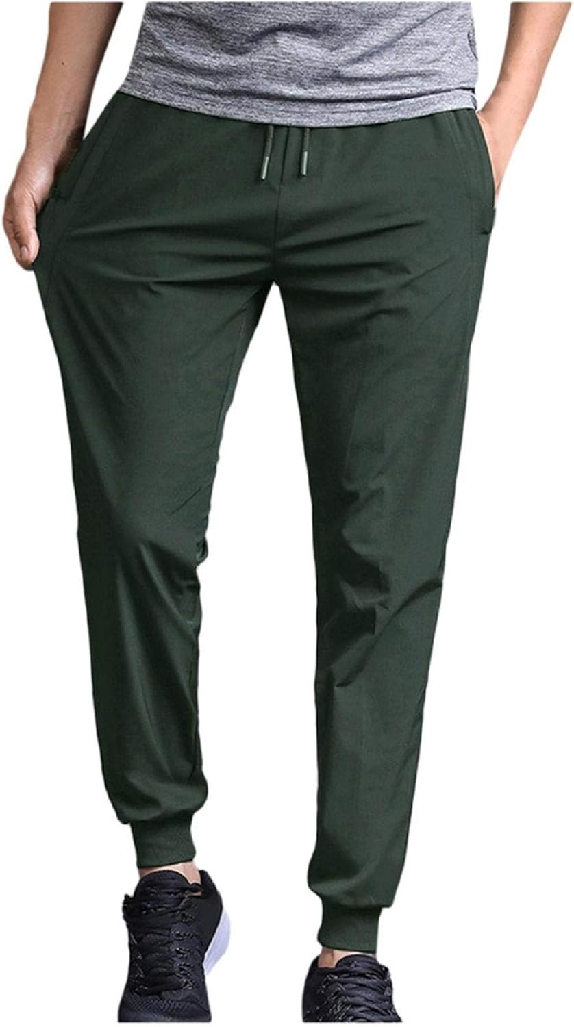 drawstring tapered pants