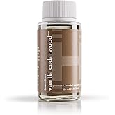 Homedics SereneScent Waterless Diffuser Oil, Vanilla Cedarwood 120ml | Natural &amp; Clean Home Fragrance, for Relaxing &amp; Cozy Home Ambiance, Easy Twist Plug &amp; Play