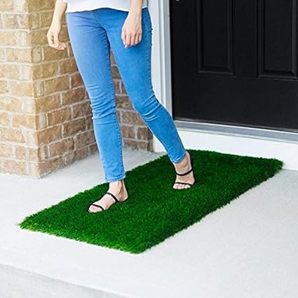 CHETANYA Artificial Grass mat for Balcony, Door mat for Outdoor and Indoor, Artificial Grass (1.5 X 2 Feet)