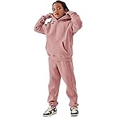 Flygo Girls Boys Fleece 2 Piece Outfits Pants Set Hoodies Sweatshirt and Jogger Sweatpants