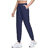 MAGCOMSEN Joggers for Women High Waisted Golf Pants Lightweight Hiking Pants Quick Dry Workout Running Athletic Joggers