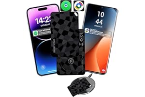 2PACK Dual Platform(Both iOS&Android) Rechargeable Wallet Tracker Card, Smart Wallet Finder, Compatible with Apple Find My & 