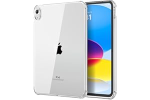 MoKo Clear Case for iPad (A16) 11th Generation 2025 11-inch/10th Generation 2022 10.9 inch, Lightweight Soft TPU, Anti-Scratc