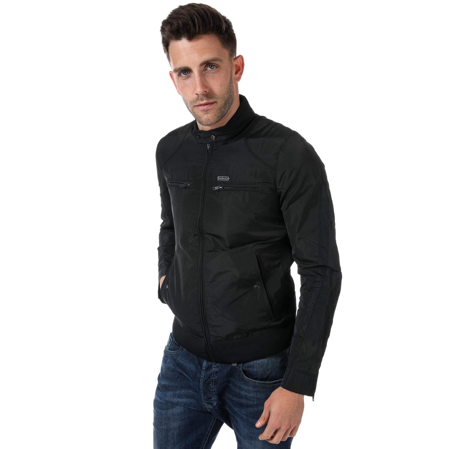 Buy Diesel Mens Jeffir-R Biker Jacket 