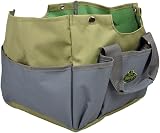 Esschert Fallen Fruits GT85 Tool Stool Grey with Side Pockets, 30.5cm view 4