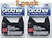 Value pack of 2 Brother 1030 Ribbon Cartridge, yields up to 50,000 characters each,