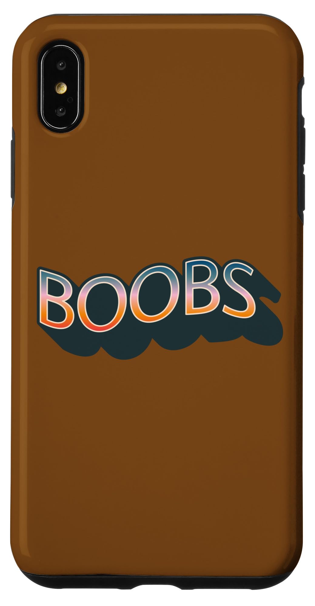 iPhone XS Max BOOBS Vintage Vibes Design Case