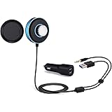 Anbero BT03 Wireless Bluetooth 4.0 Car Kit with Built-in Mic, Dual USB Charger and Magnetic Base
