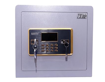 Navito Orion 300A Alarm & Memory Series Safe Steel Locker (Grey)