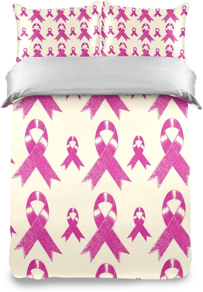 GZWNyuv Breast Cancer Awareness Kids Bedding Sheets 100