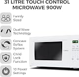 Tower KOR1N0AT Family-Size 1000W Digital Microwave 31L White view 2
