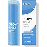 Hero Cosmetics Glow Balm Radiant Skin Stick – Instantly Gives Skin a Glowy Finish for Dewy and Radiant Looking Skin – Suitable for Acne-Prone Skin – Won’t Clog Pores (0.4 oz)
