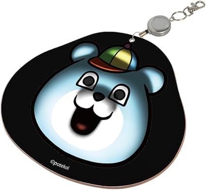 Amazon Paca001 Idカードホルダー パスケース メンズ レディース 子供用 かわいい 定期入れ 定期 ケース Idケース 社員証ケース 社員証入れ リール付き Line ポテ豆 目が笑ってない着ぐるみたち E クマ ケース カバー 通販