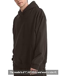 FAIABLE Mens Super Soft Oversized Hoodie Pullover