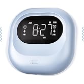 Vibrating Alarm Clock Rechargeable Battery Operated Cordless &amp; Dual Alarms | Bed shaker for Under Pillow, Travel-friendly, Weekday/weekend Mode, Perfect for Heavy Sleepers &amp; Hearing-impaired
