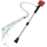 Brushless Stick Water Transfer Pump Compatible with Milwaukee 18V Battery, 720GPH Cordless Deep Well Submersible Pump, Portab
