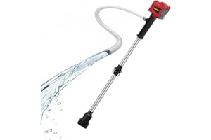 Brushless Stick Water Transfer Pump Compatible with Milwaukee 18V Battery, 720GPH Cordless Deep Well Submersible Pump, Portab