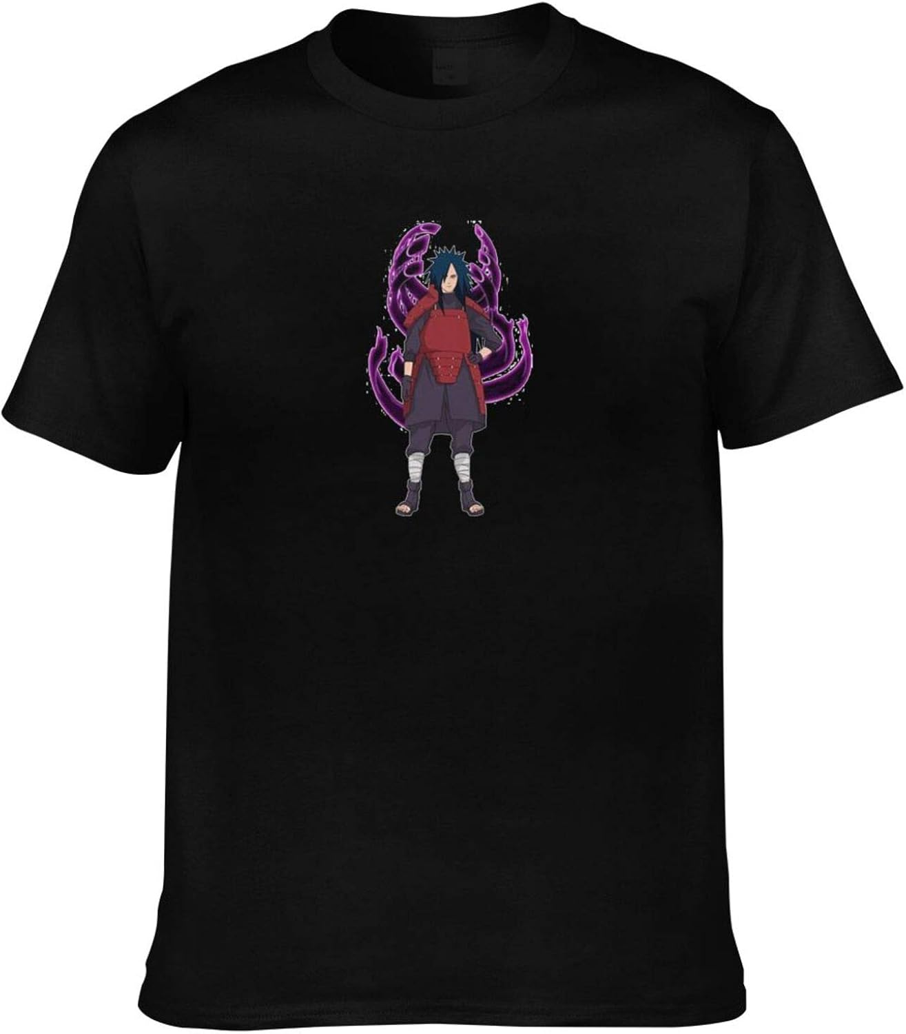 Madara Uchiha TShirt men boy Summer O Neck white youth t shirt casual white print anime t Shirts 