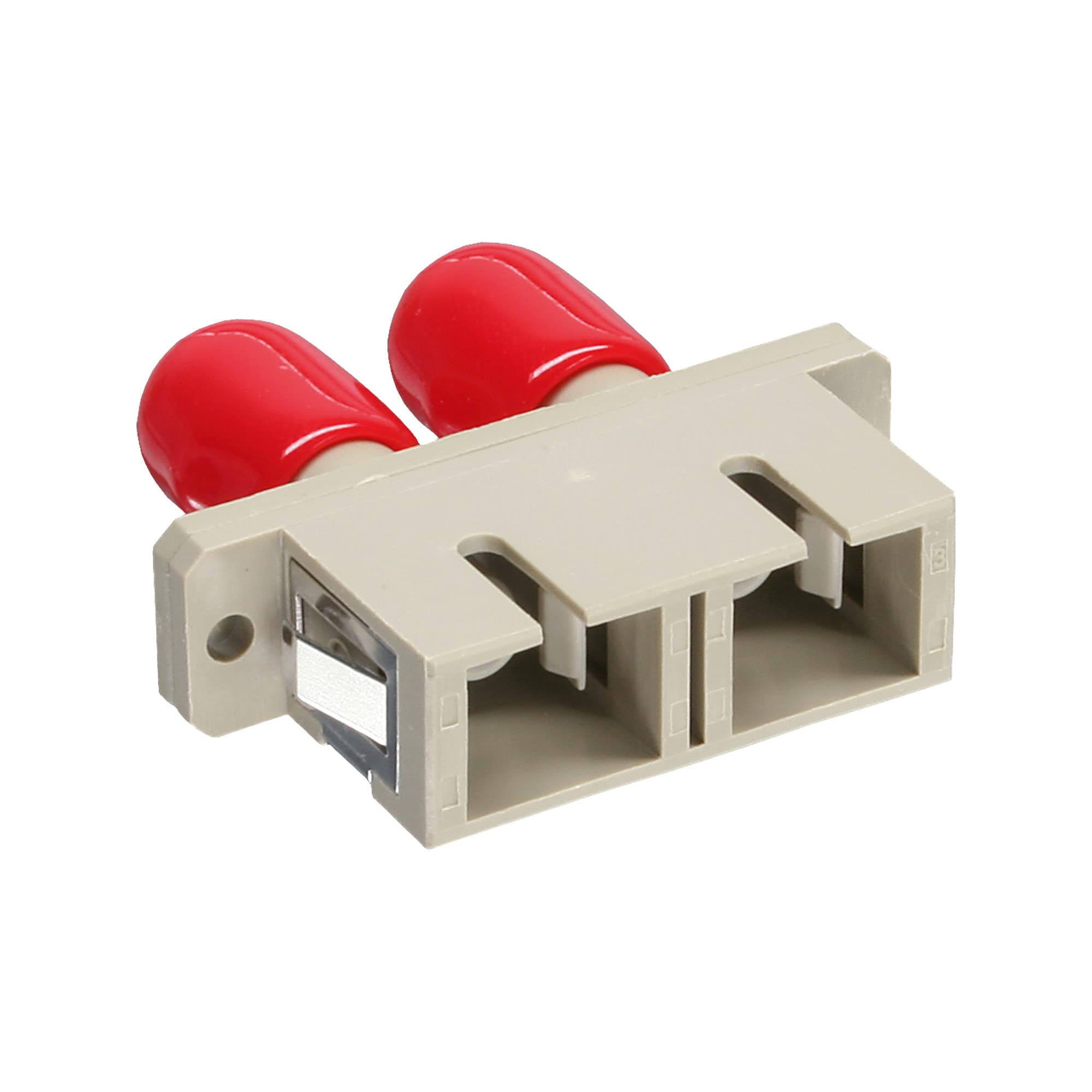 InLine 89991D LWL Coupling Duplex ST/SC Multimode Ceramic Sleeve for Installation Beige