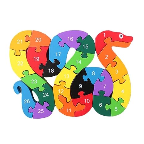 snake alphabet puzzle