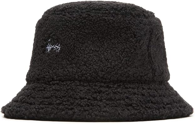 Amazon ステューシー Stussy Sherpa Fleece Bucket Hat バケットハット スチューシー フリース もこもこ メンズ 帽子 Black L Xl 並行輸入品 Stussy ステューシー シューズ バッグ