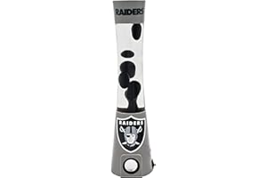 Sporticulture 2-in-1 NFL Team Magma Lamp with Built-in Bluetooth Speaker - 16.5” NFL Team Magma Lamp with Standard Outlet Connection and 30-Watt Bulb (Included) – Oakland