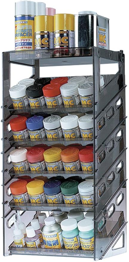 Amazon ウェーブ ペイントラック ホビー用塗料棚 Ht 072 ペインティングスタンド ブース 通販