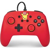 PowerA Nintendo Switch Wired Controller - Laughing Pikachu, Pokemon Switch Controller, Detachable 10ft USB Cable, Plug &amp; Play, Officially Licensed by Nintendo