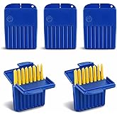 40 PCS Hearing Aid Wax Guard Filters for Starkey Hear Clear Hearing Aids | Ear Wax Removal Replacement Wax Guard Refills Filters, Disposable Hearing Aid Accessories, Easy Install, 5 Packs