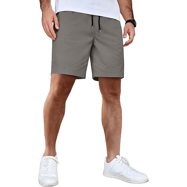 COOFANDY Men's Casual Summer Beach Shorts Classic Fit Dress Shorts Stretch  Waist with Pockets at Amazon Men's Clothing store