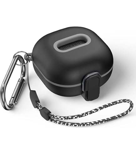 Silicone Protective Case For Realme Buds Air 5 - Shockproof Cover With Keychain