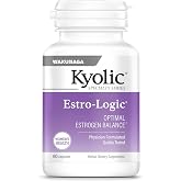 Kyolic Specialty Series Estro&middot;Logic, GMO-Free, 60 Capsules | Women's Health Support for Natural Estrogen Balance, Soybean Isoflavones, Black Cohosh Root and More Herbal Ingredients