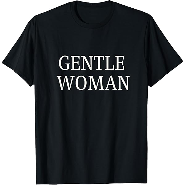 アパルトモン GENTLEWOMAN SHIRT ブラック Amazon.com: Womens Gentlewoman: Poised and Powerful V-Neck T-Shirt