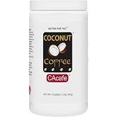 CAcafe Coconut Coffee, Coconut Infused Colombian Coffee, Creamy Drink Mix, Make Iced or Hot, Packed with Antioxidants, Natural Energy, and Stress Relief 19.05oz
