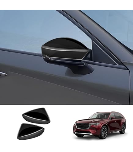 Amazon.com: HLMYAUTO Car Side Door Mirror Cover for Mazda CX-60