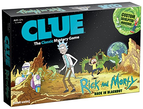 USAopoly Rick & Morty Clue Board Game