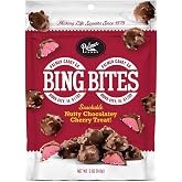 Palmer Candy Company Bing Bites: Snackable, Nutty, Chocolatey, Cherry Treat Made in Sioux City, IA - Resealable 5 oz Bag