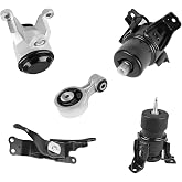 5PCS Engine Motor Mount Kit for Nissan Altima 2007-2012 | for Maxima 2009-2014 3.5L V6. OE Replacement#A4355HY, A4356HY, A4365HY, A7361