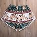 Lookatool Women Sexy Hot Pants Summer Casual Shorts High Waist Short Beach (S, Multicolor)
