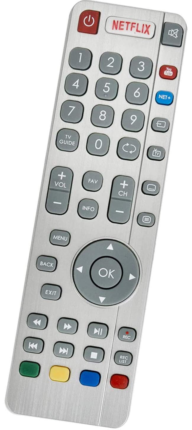 ALLIMITY DR-0337 Remote Control Replace Fit for TV LC-32HG5241K LC-40CFG6241K LC-40CFG6452K LC-43CFG6352K LC-49CFG6351K LC-49CFG6352E LC-49CUG8062K LC-49CUG8362KS