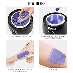 KeShi Waxing Kit, Painless Hair Removal Wax